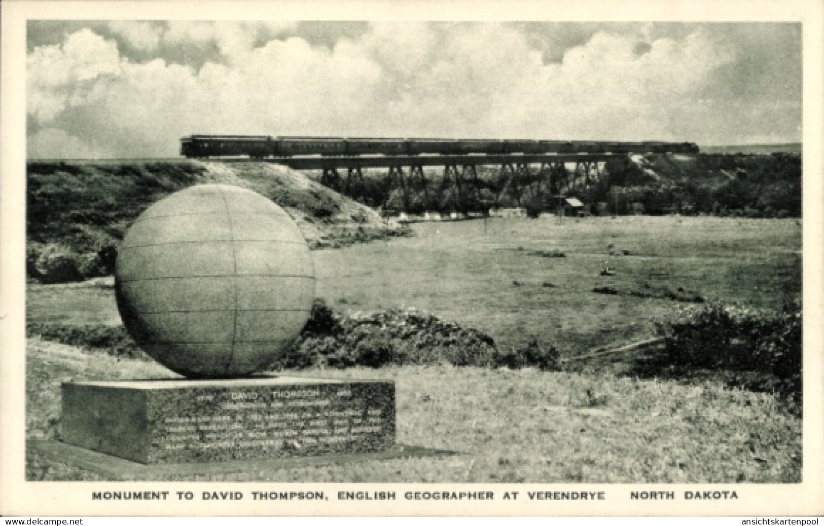 CPA North Dakota USA, Denkmal für David Thompson
