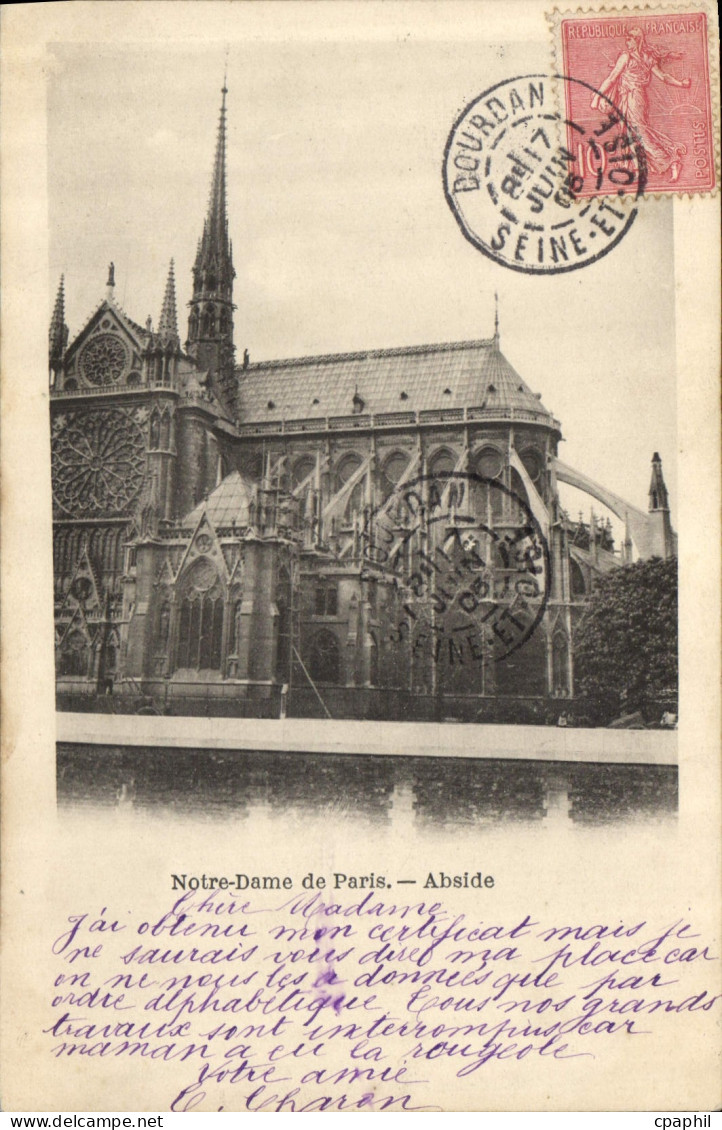CPA Notre Dame de Paris Abside
