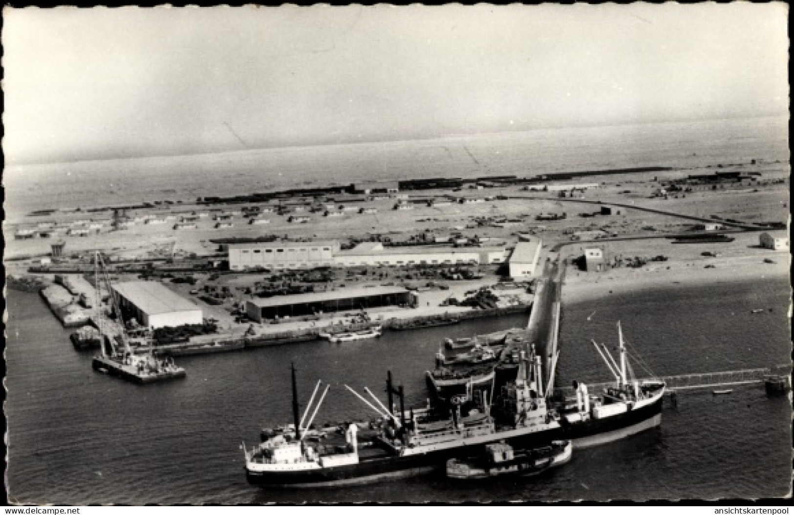 CPA Nouadhibou Port Etienne Mauretanien, Le Port