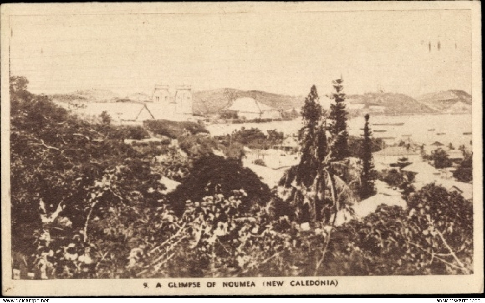 CPA Noumea Neukaledonien, Panorama