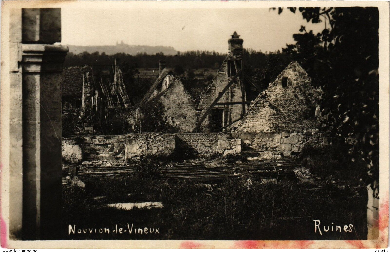 CPA Nouvion-le-Vineux Ruines (201873)