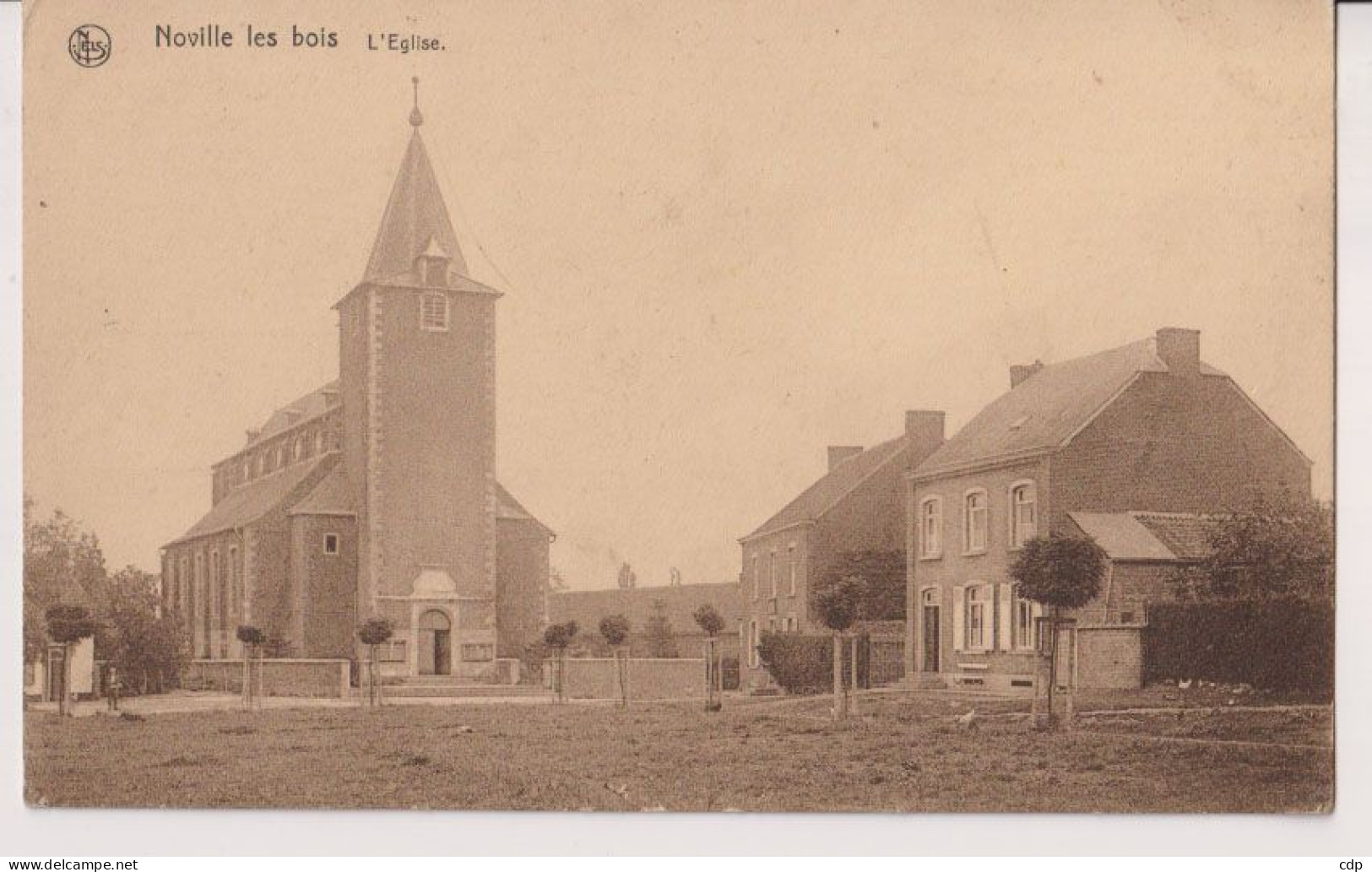 cpa NOVILLE LES BOIS    église