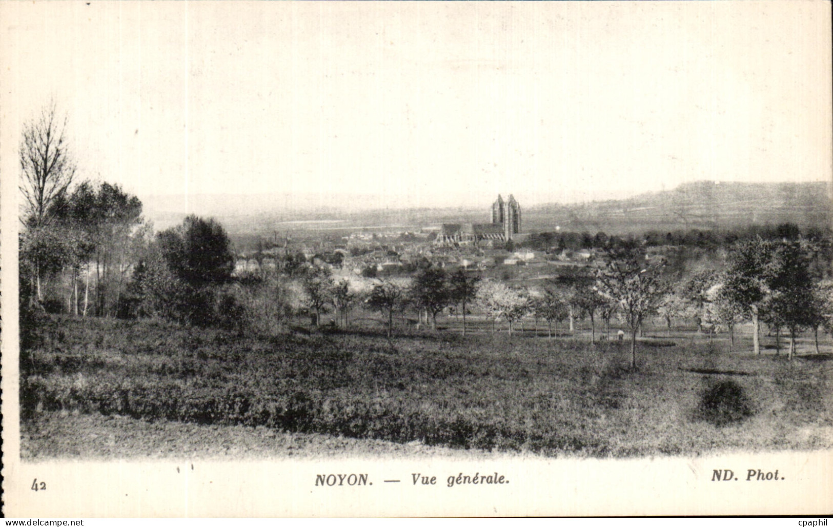 CPA Noyon Vue Generale