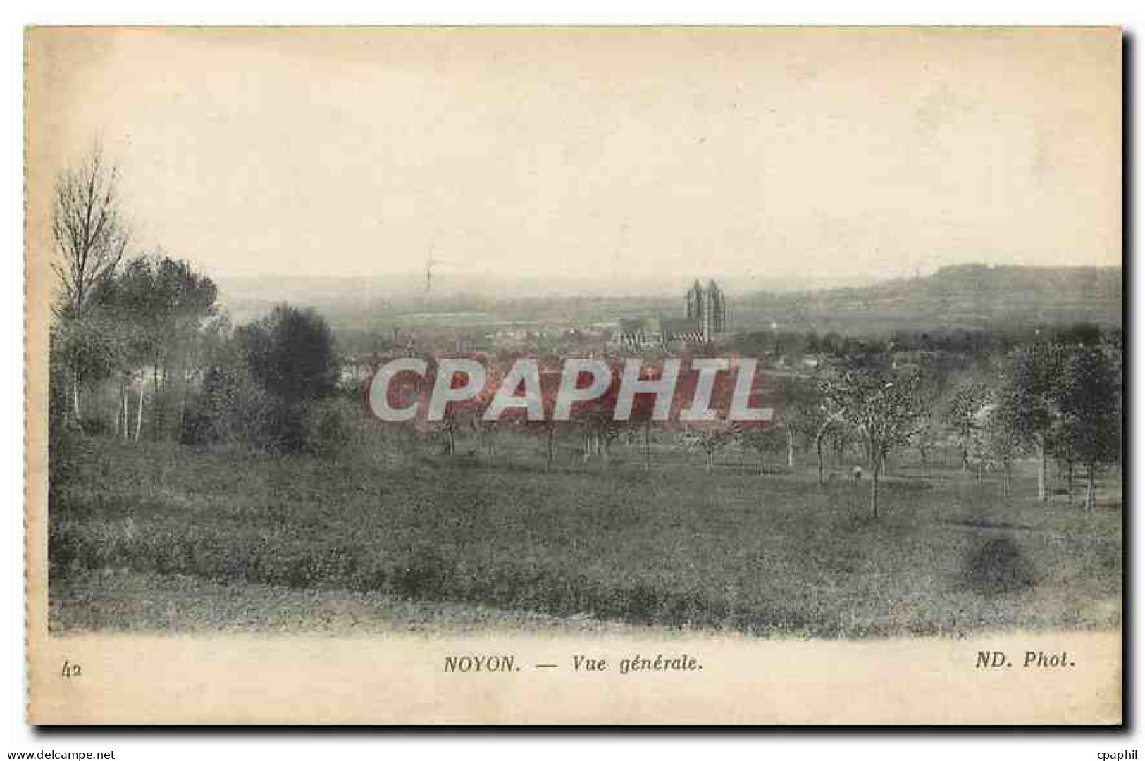 CPA Noyon vue generale