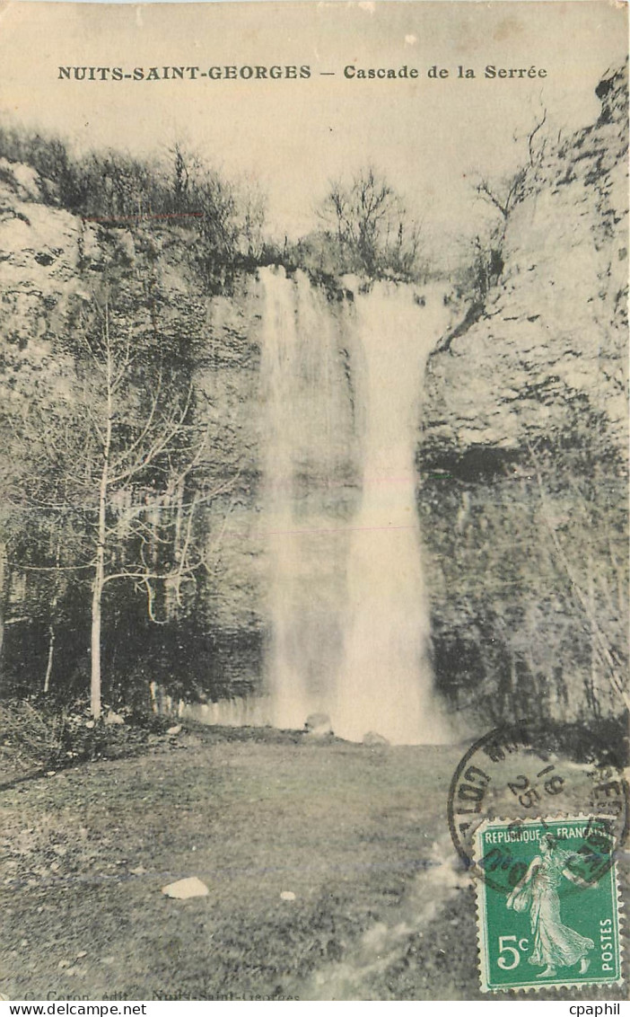CPA Nuits Saint Georges Cascade de la Serree