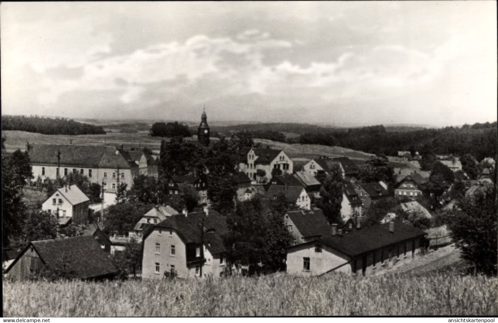 CPA Obercrinitz Crinitzberg b. Zwickau, Teilansicht