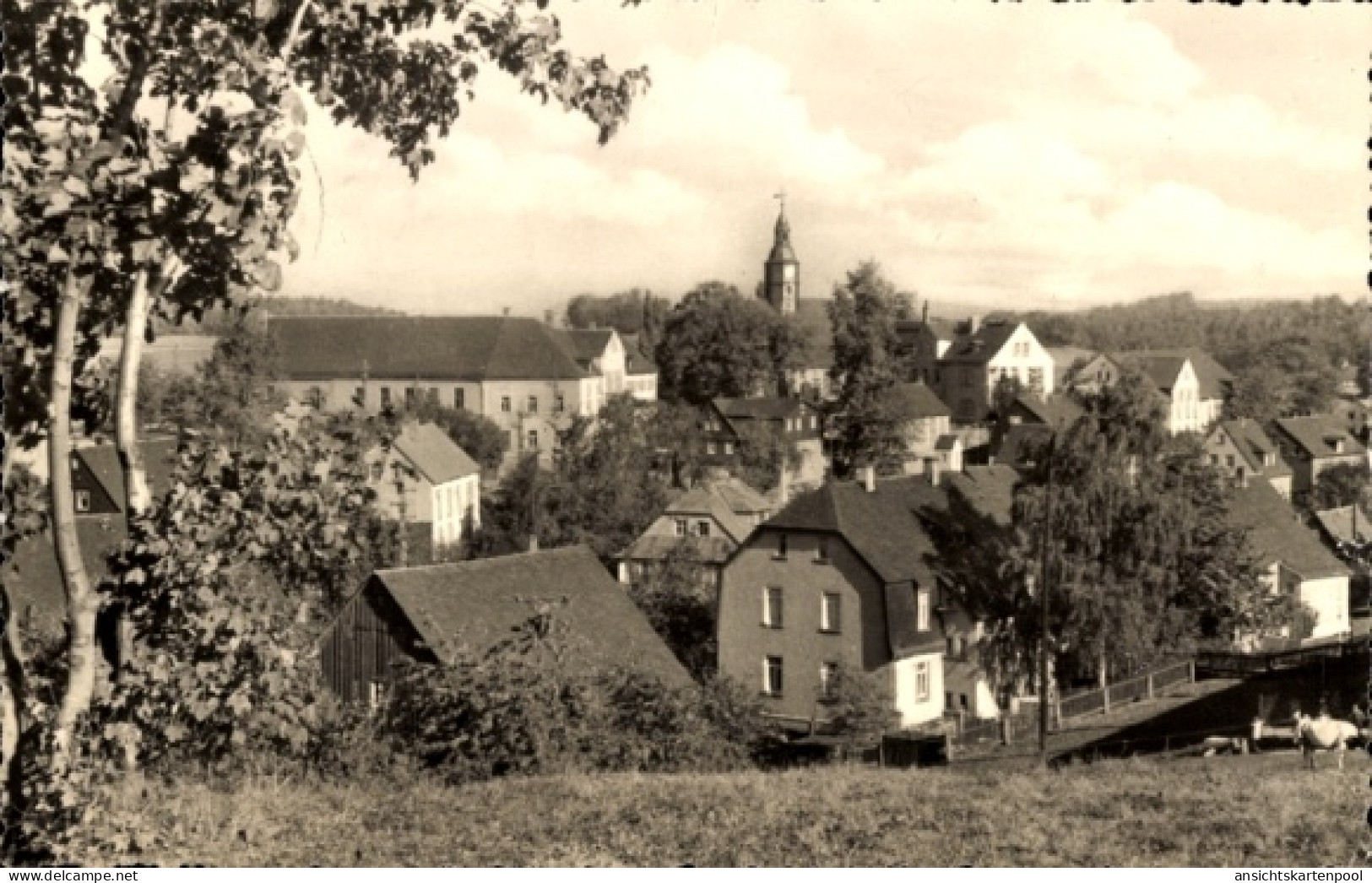 CPA Obercrinitz Crinitzberg in Sachsen, Gesamtansicht