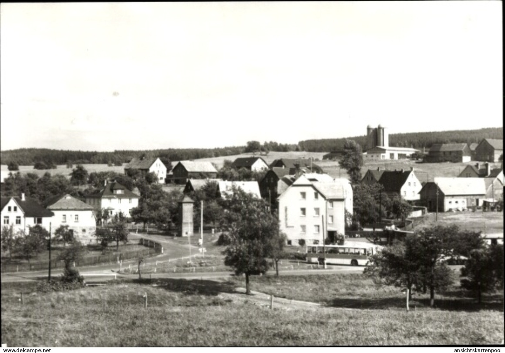 CPA Obercrinitz Crinitzberg in Sachsen, Gesamtansicht