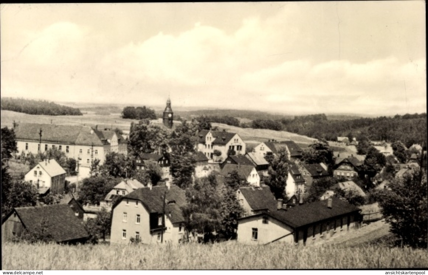 CPA Obercrinitz Crinitzberg in Sachsen, Ortsmitte