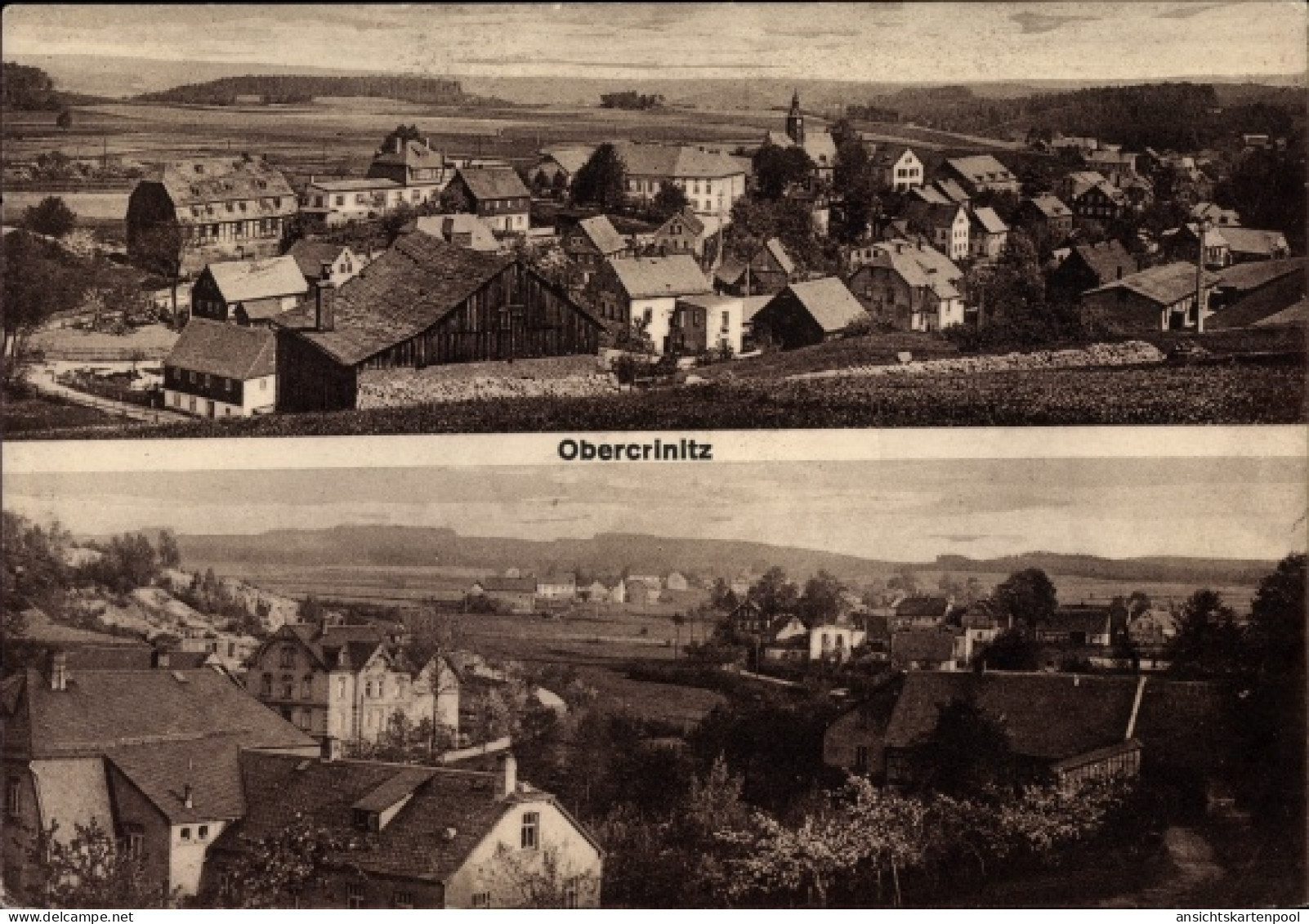 CPA Obercrinitz Crinitzberg in Sachsen, Panorama
