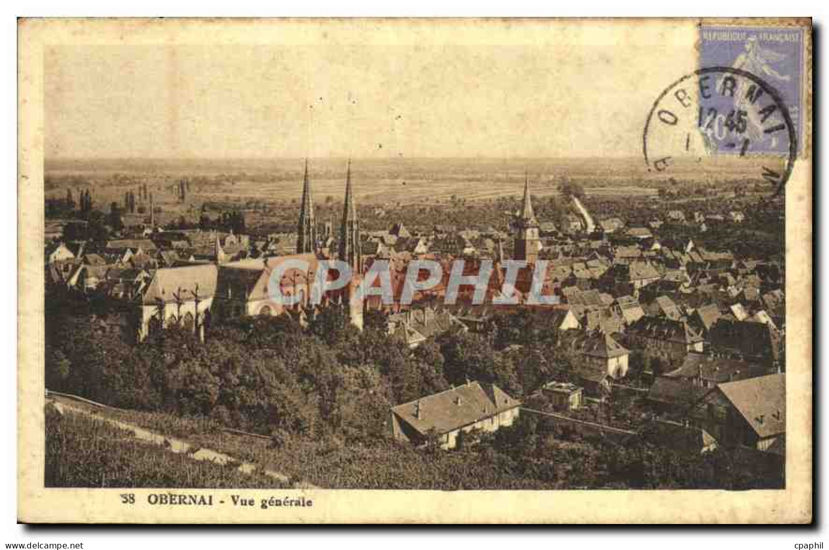 CPA Obernai Vue generale