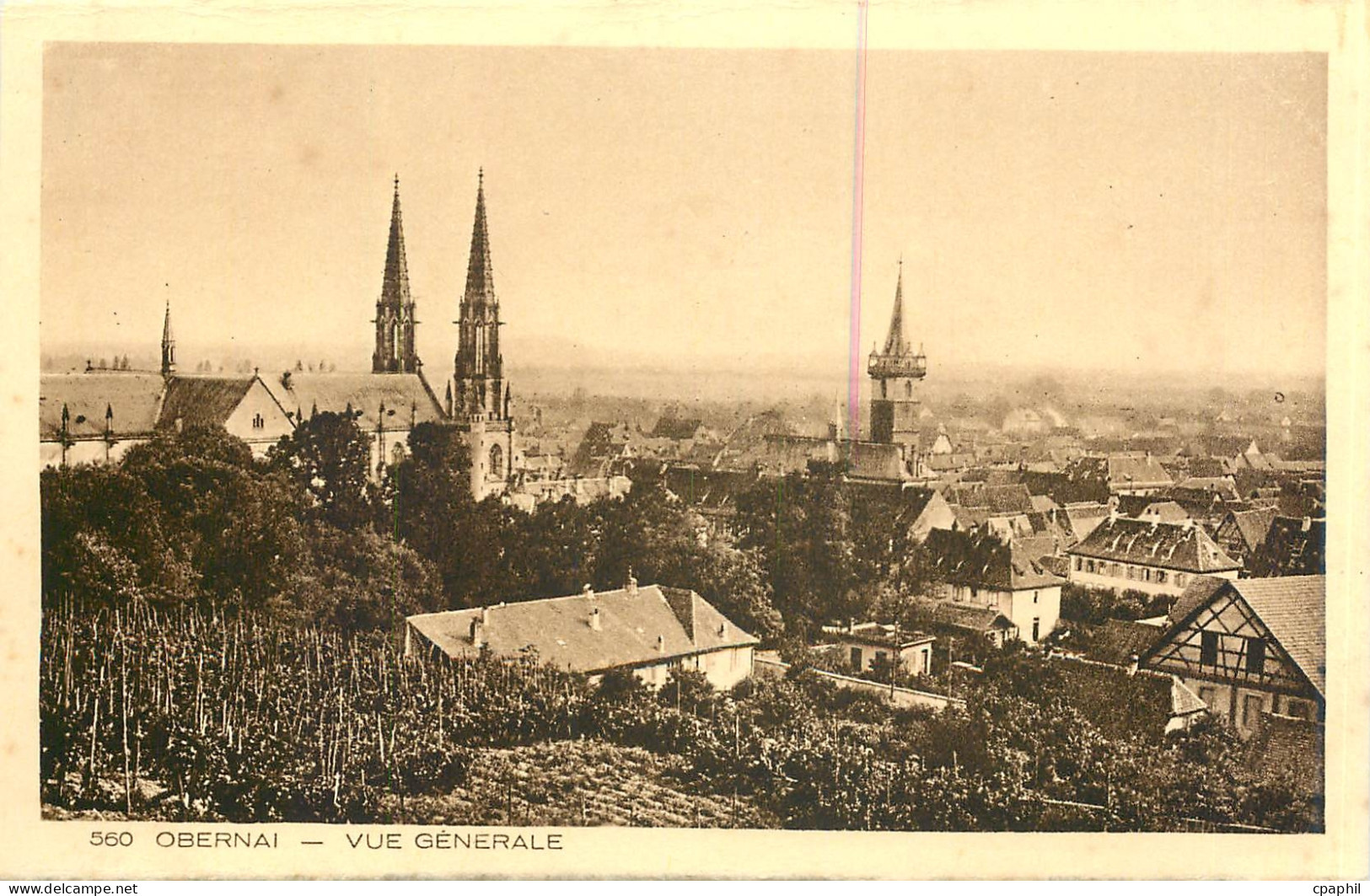 CPA Obernai Vue generale