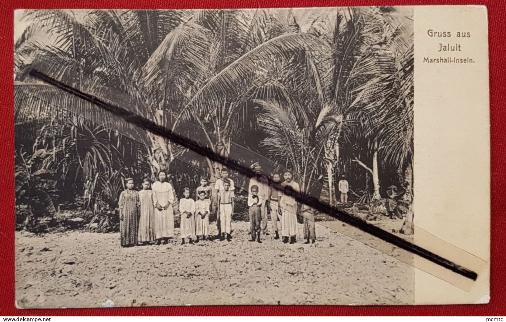 CPA - Océanie - Marshall - Gruss aus Marshall Insein - Salutations de Jalult - Îles Marshall