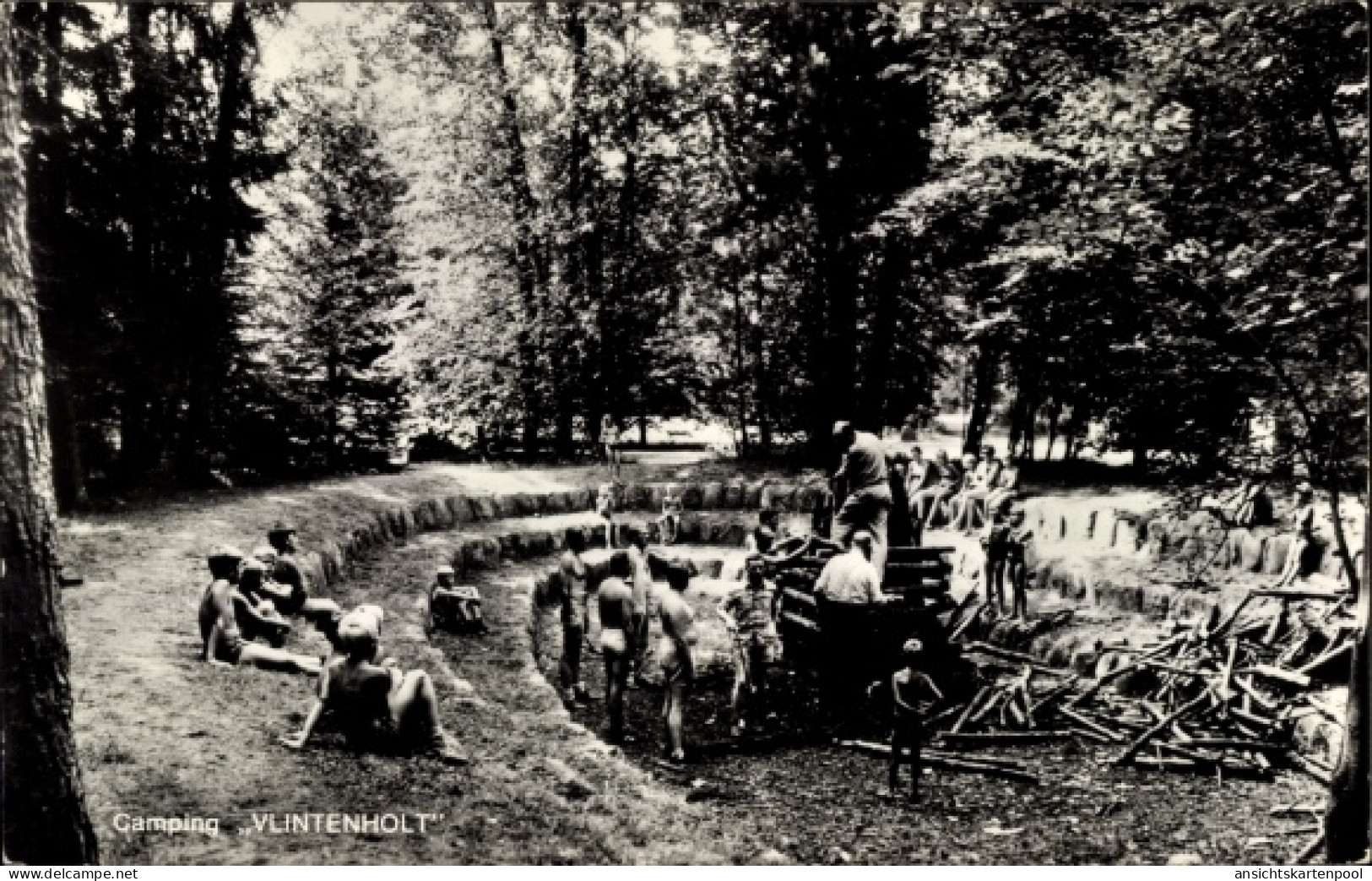 CPA Odoorn Drenthe Niederlande, Camping Vlintenholt