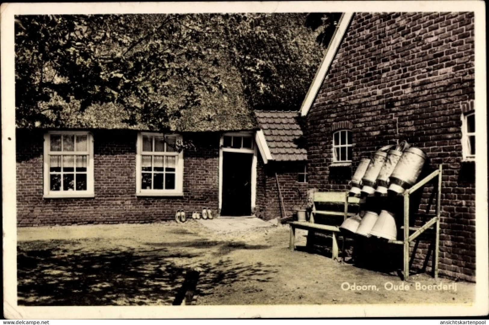 CPA Odoorn Drenthe Niederlande, Oude Boerderij