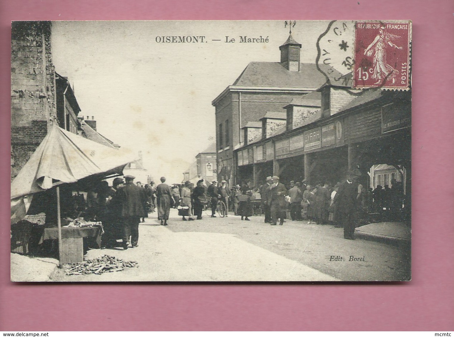 CPA  -  Oisemont  - Le Marché