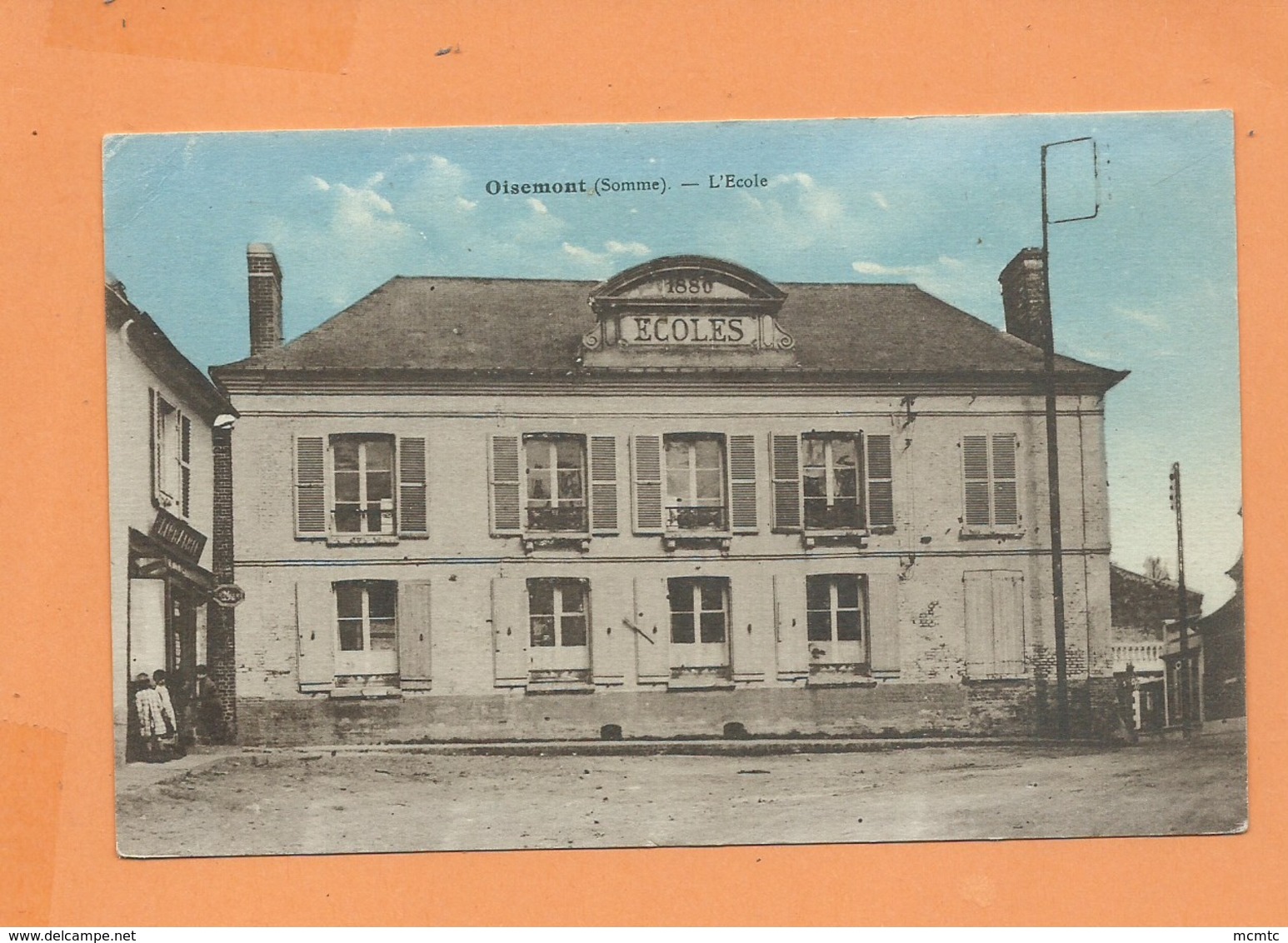 CPA  - Oisemont  - (Somme) -  L'école