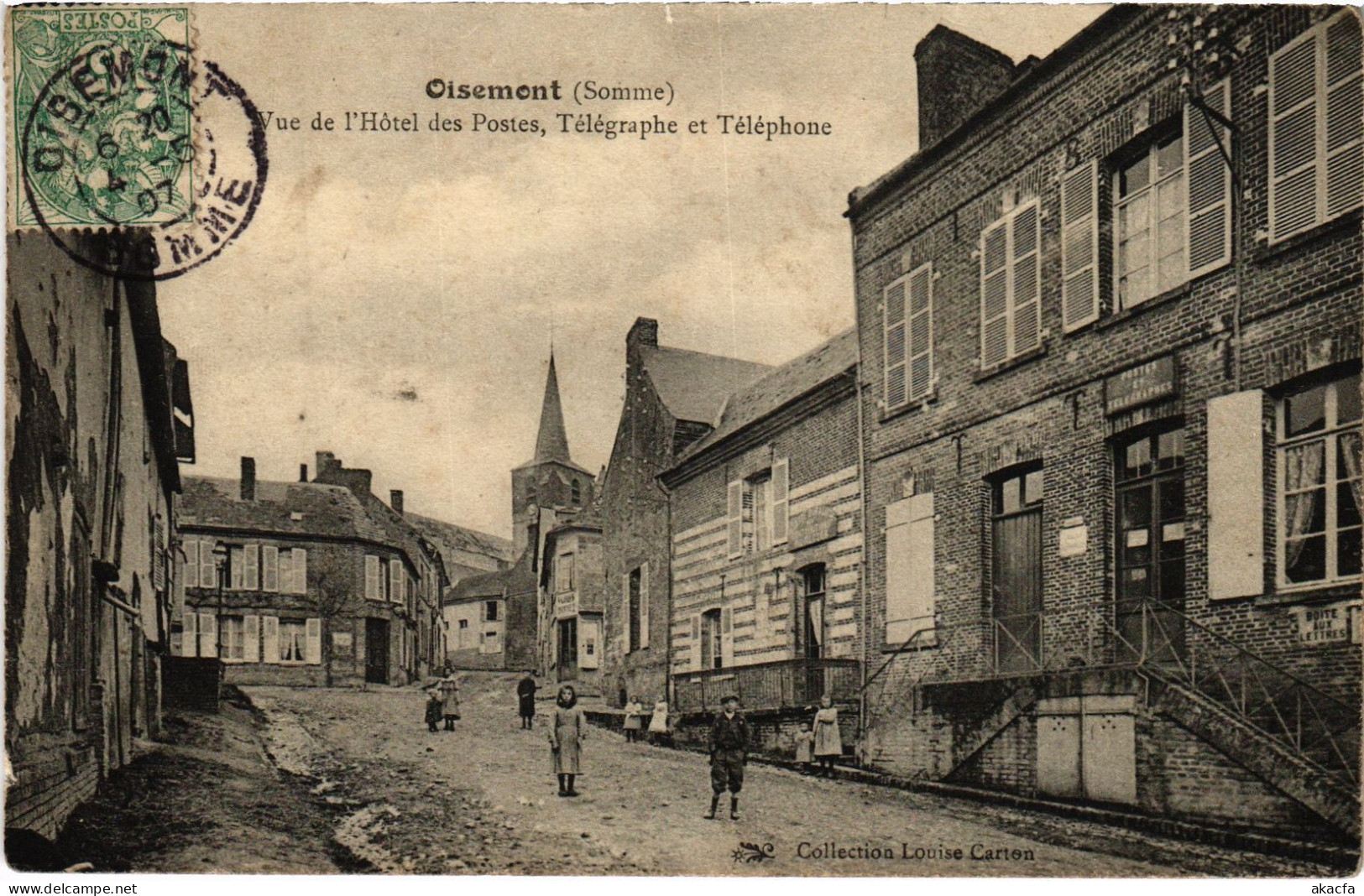 CPA Oisemont vue de l'Hotel des Postes (1498348)