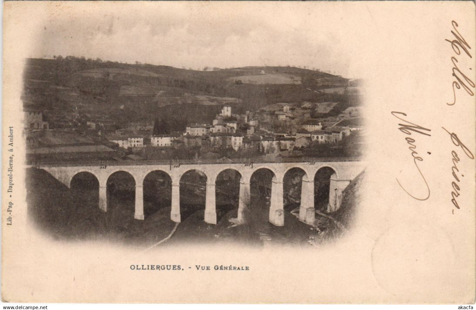 CPA OLLIERGUES Vue Generale (1253003)