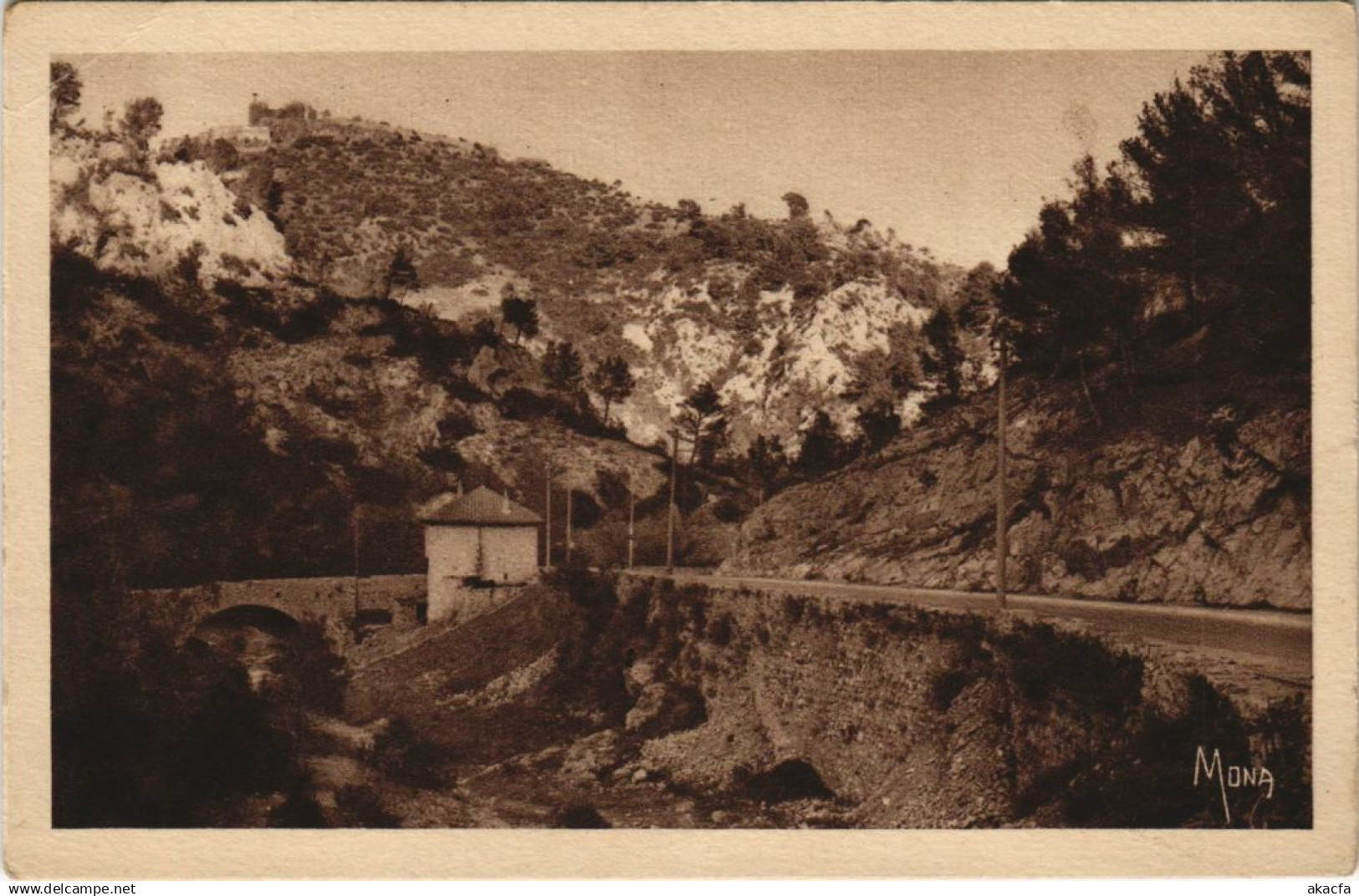 CPA OLLIOULES Gorges d'Ollioules - Vieux Pont sur la Reppe (1112959)