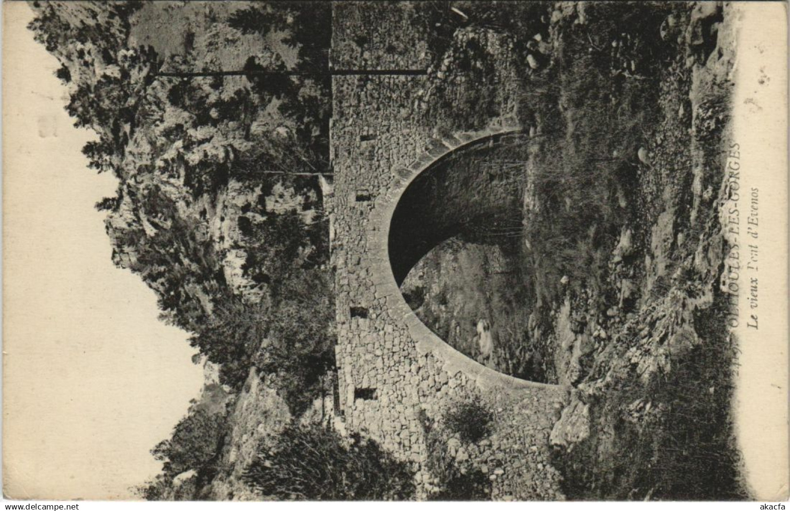 CPA OLLIOULES Le Vieux Pont d'Evenos (1111305)