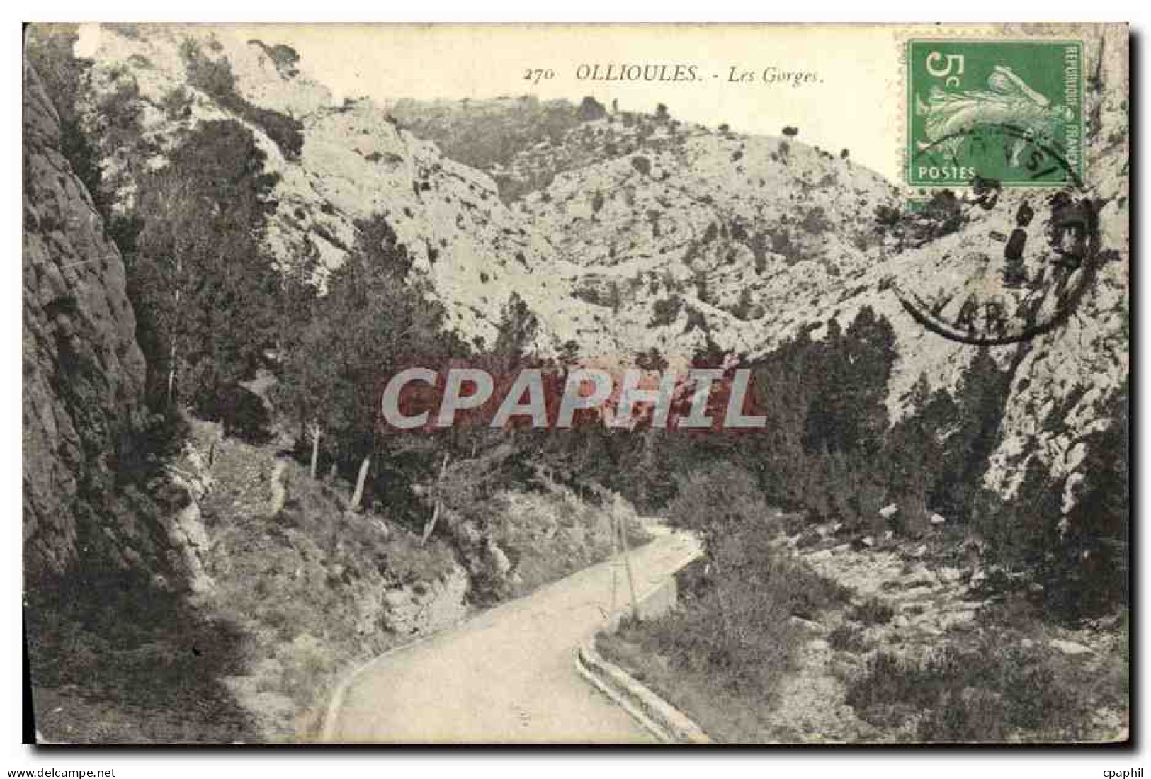 CPA Ollioules Les Gorges