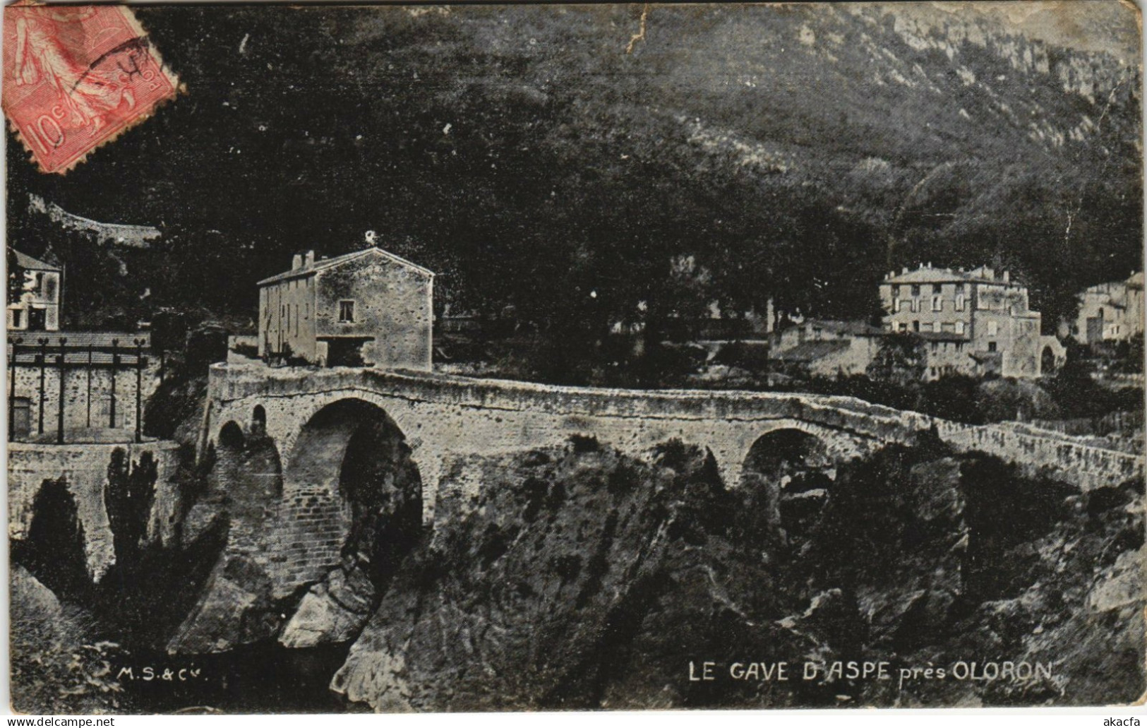 CPA OLORON-SAINTE-MARIE Le Gave d'Aspe pres Oloron (1143075)