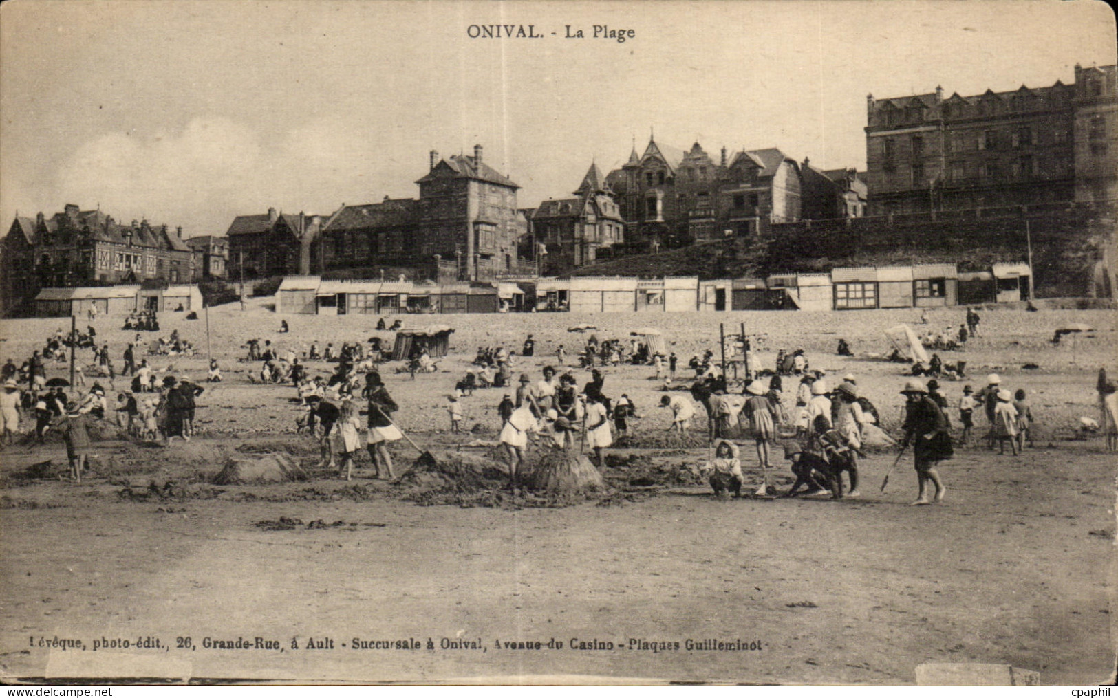 CPA Onival La Plage Enfants