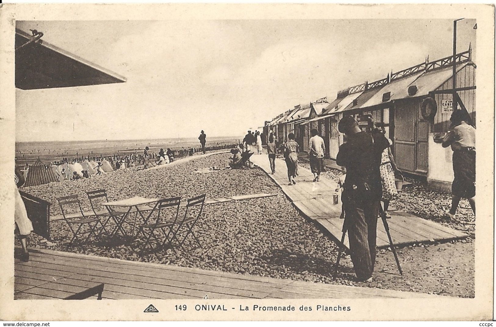 CPA Onival La Promenade des Planches
