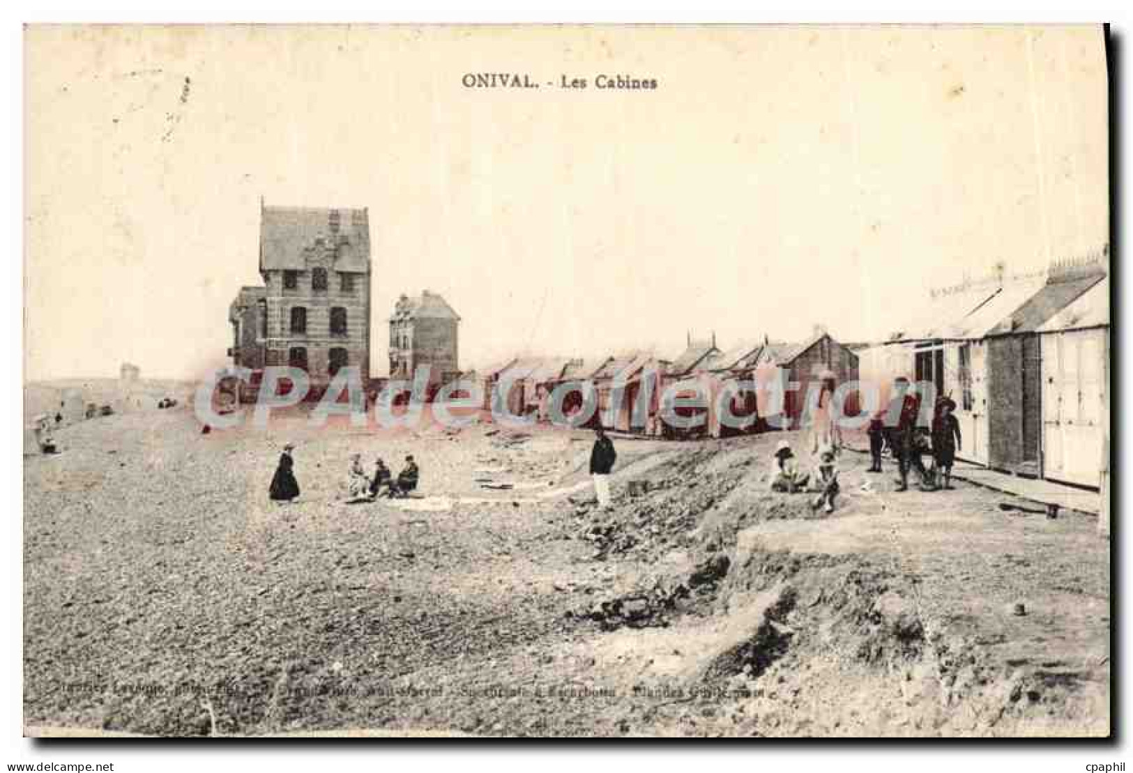 CPA Onival Les Cabines