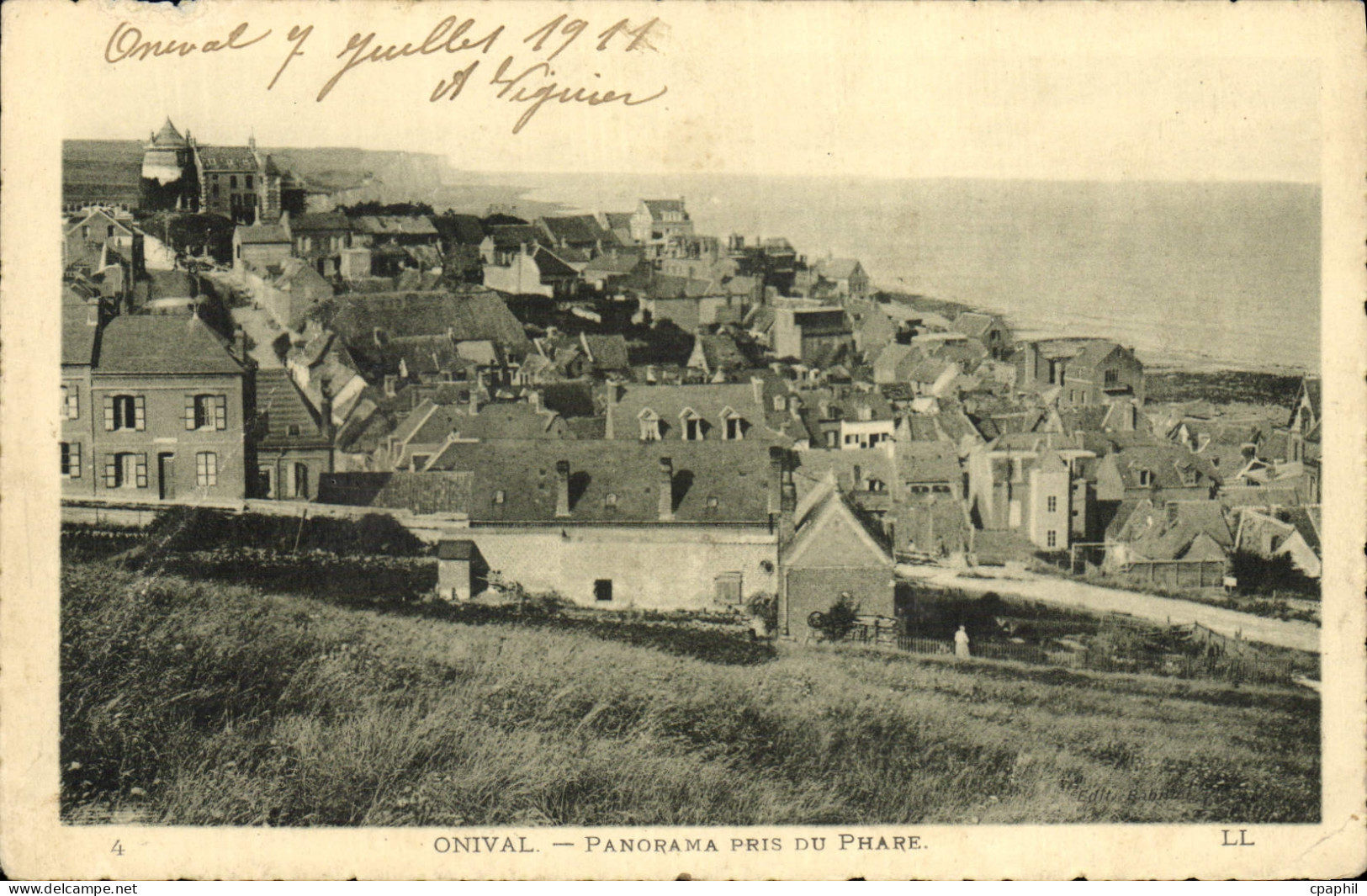CPA Onival Panorama Pris Du Phare