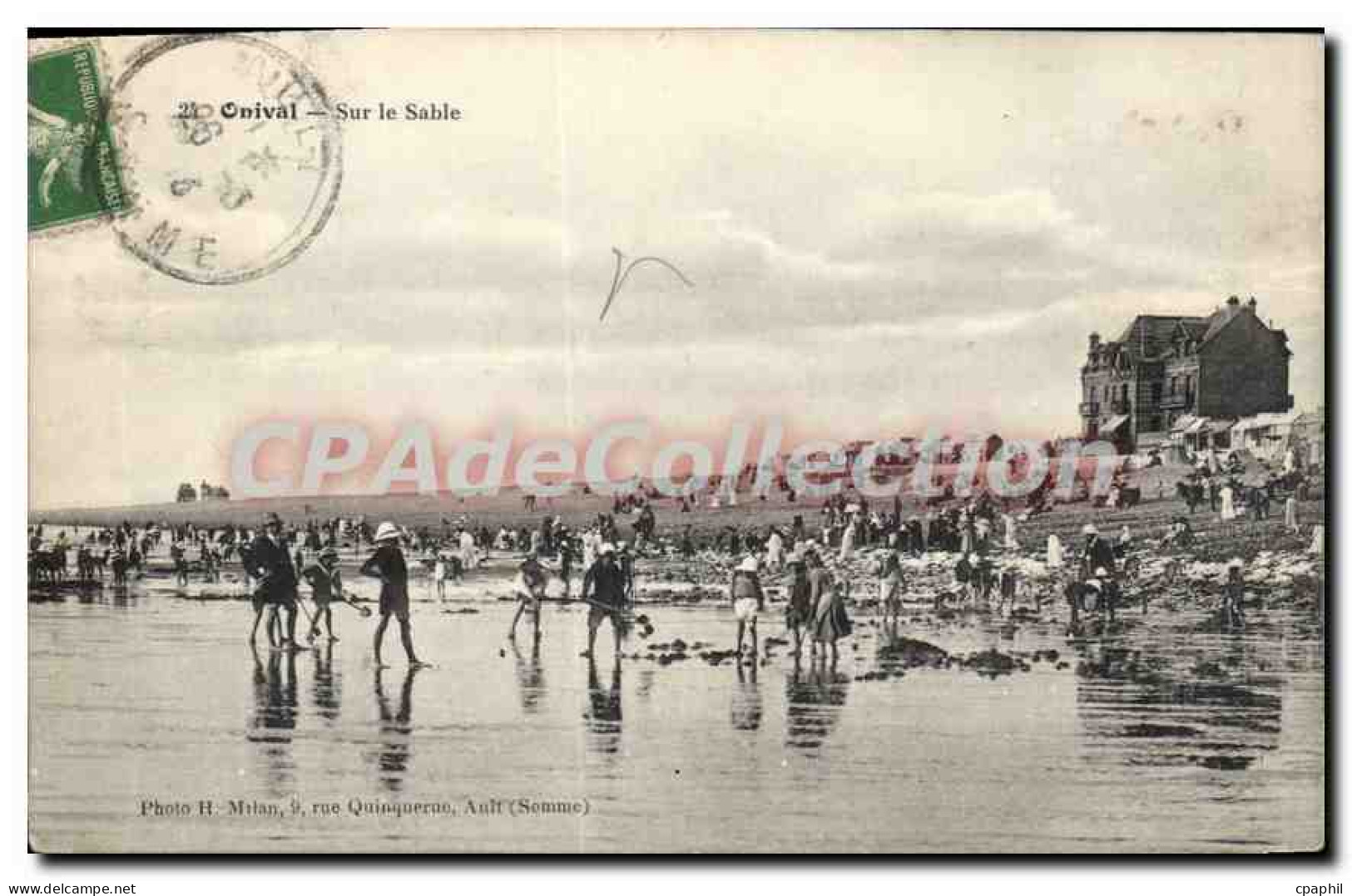 CPA Onival Sur Le Sable