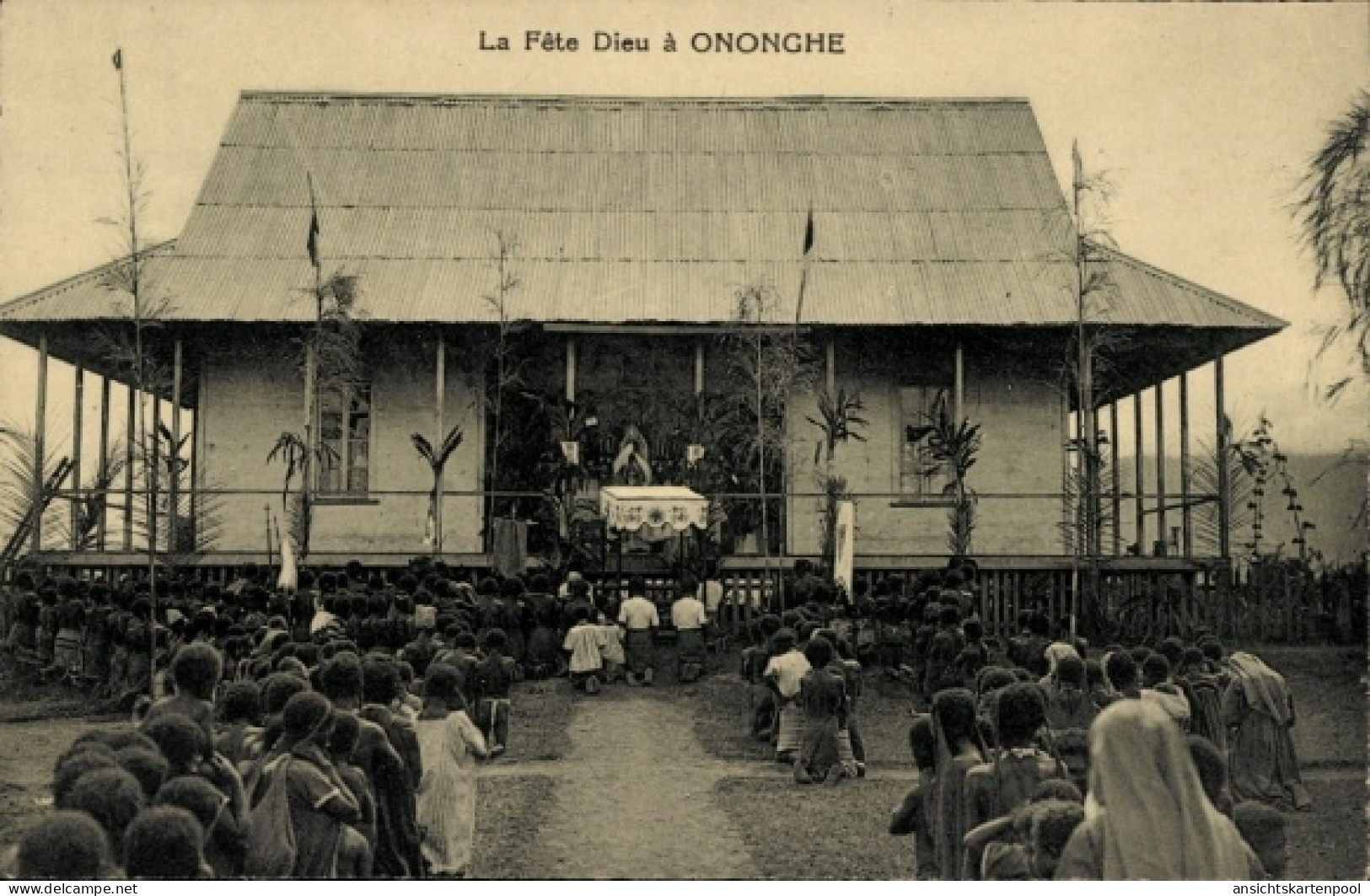CPA Ononghe Papua Neuguinea, Fête Dieu