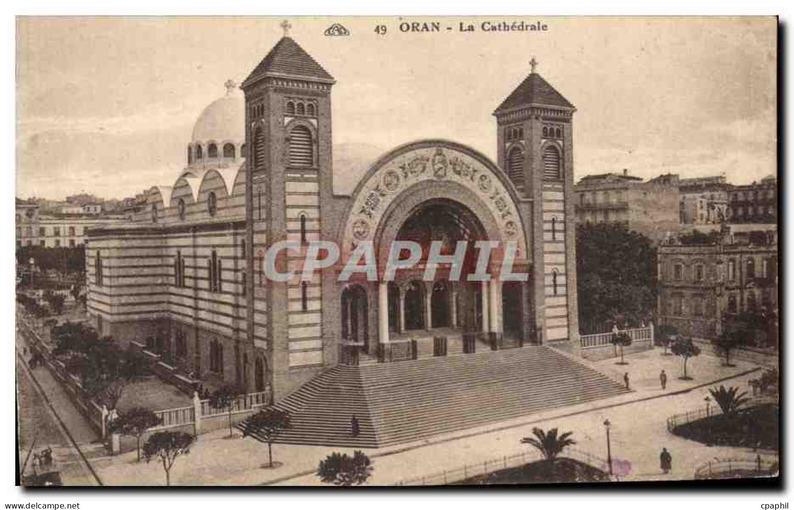 CPA Oran La Cathedrale
