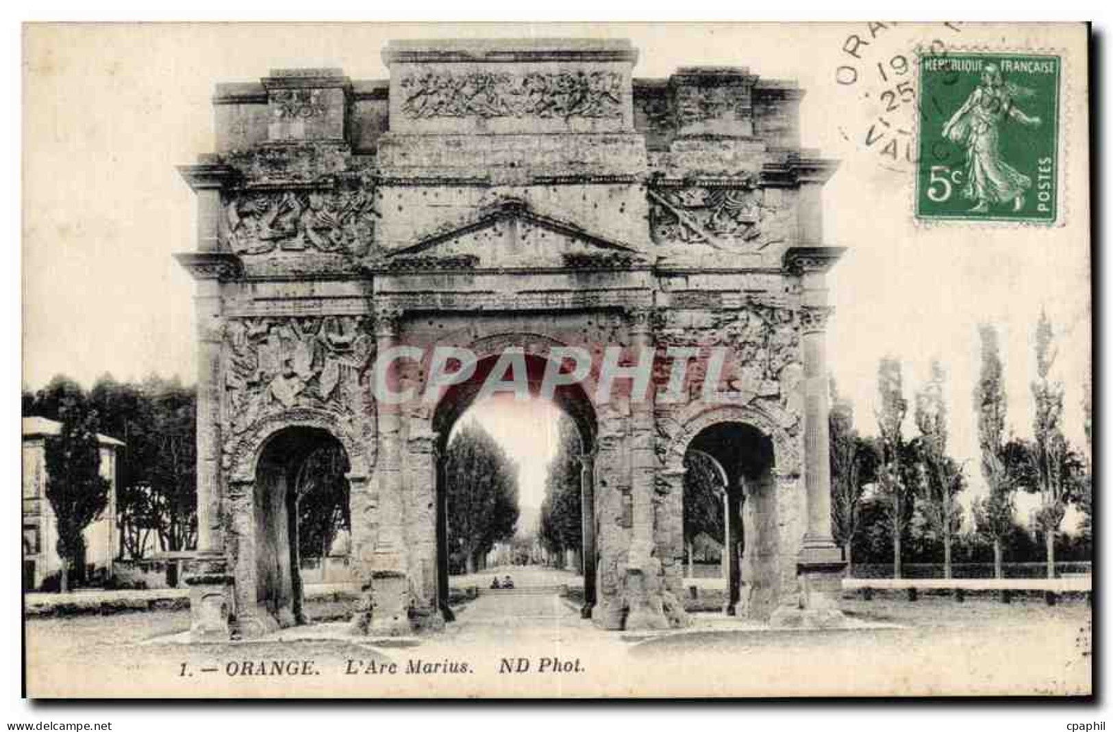 CPA Orange L'Arc Marius
