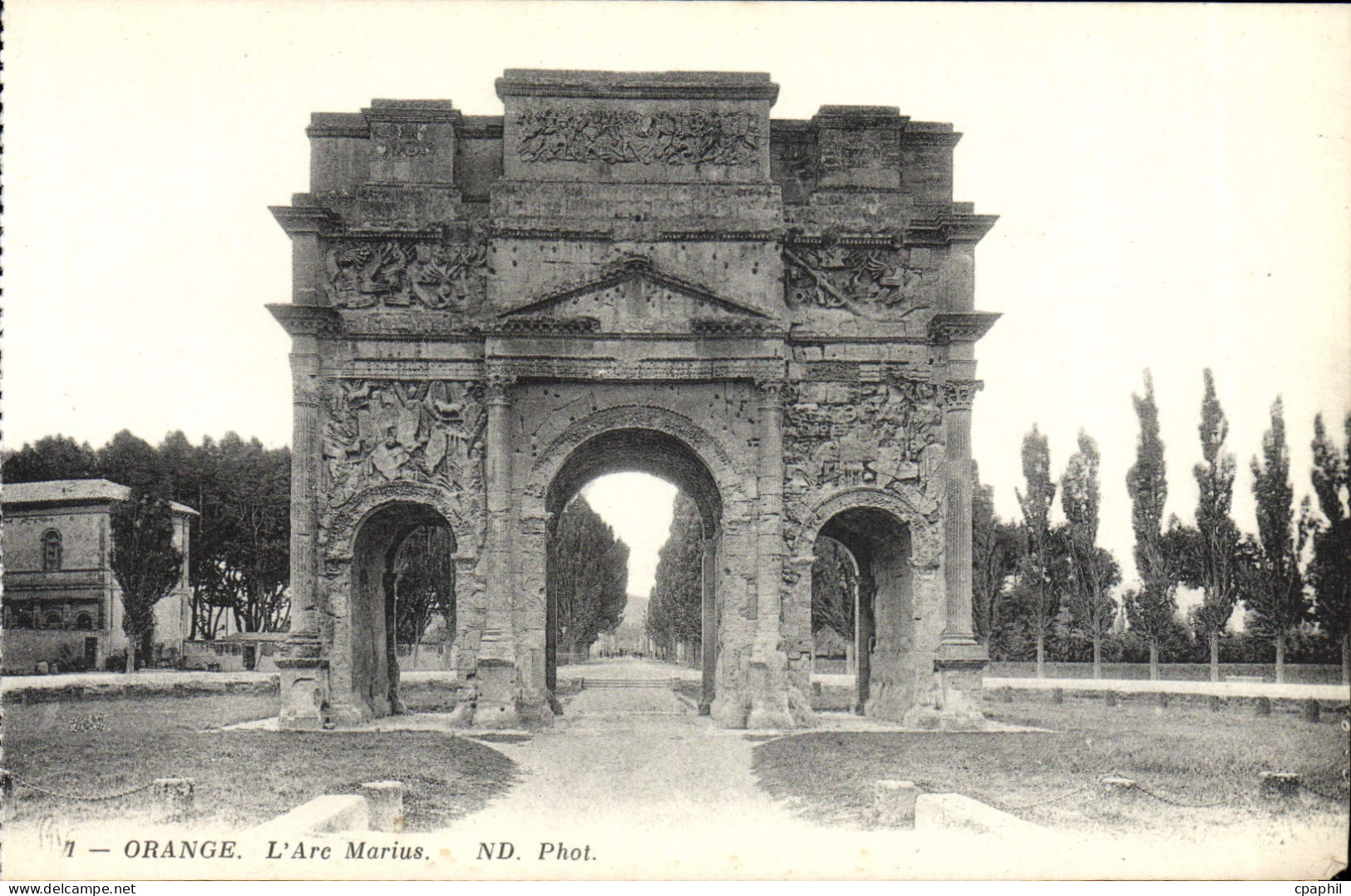 CPA Orange L'arc Marius
