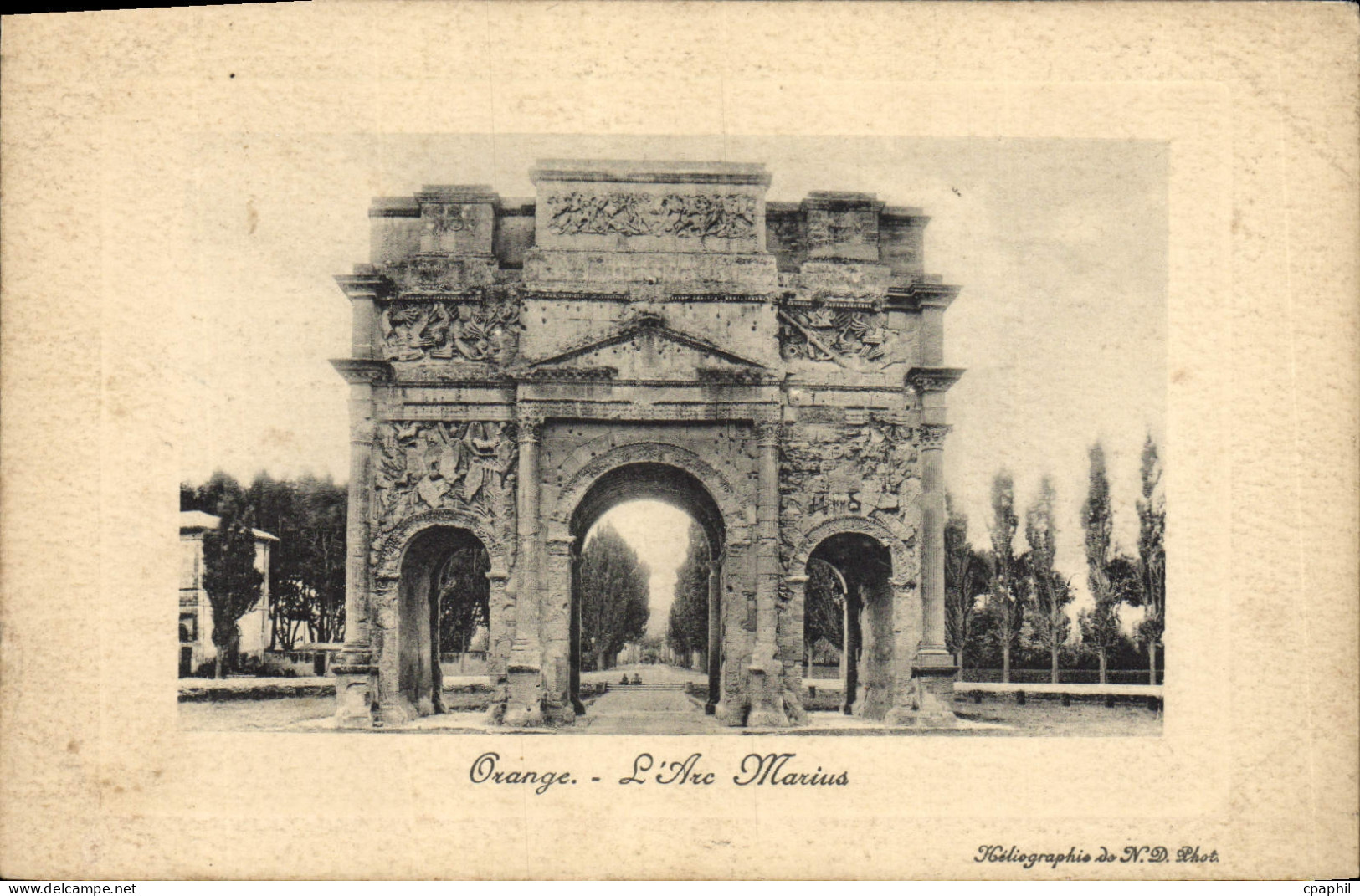 CPA Orange L'Arc Marius