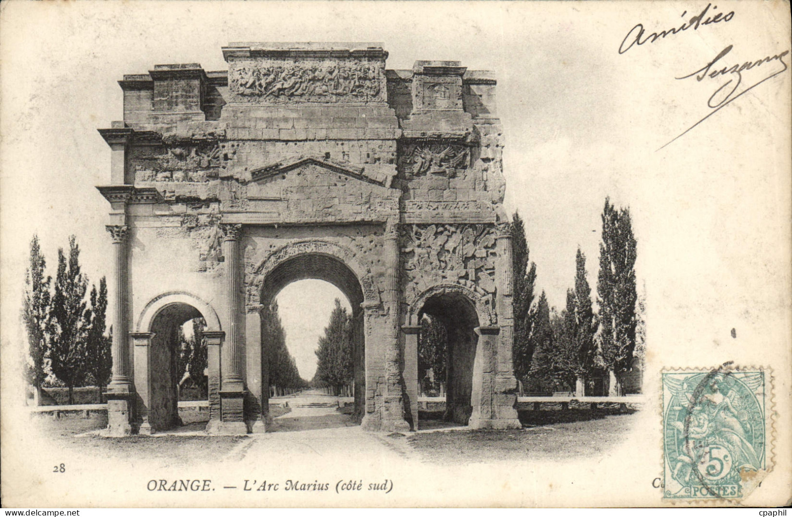 CPA Orange L'Arc Marius