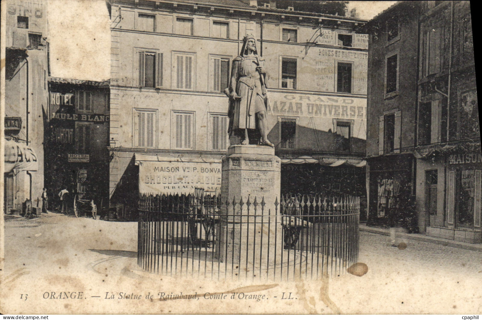CPA Orange La Statue de Rainband Cointe d'Orange