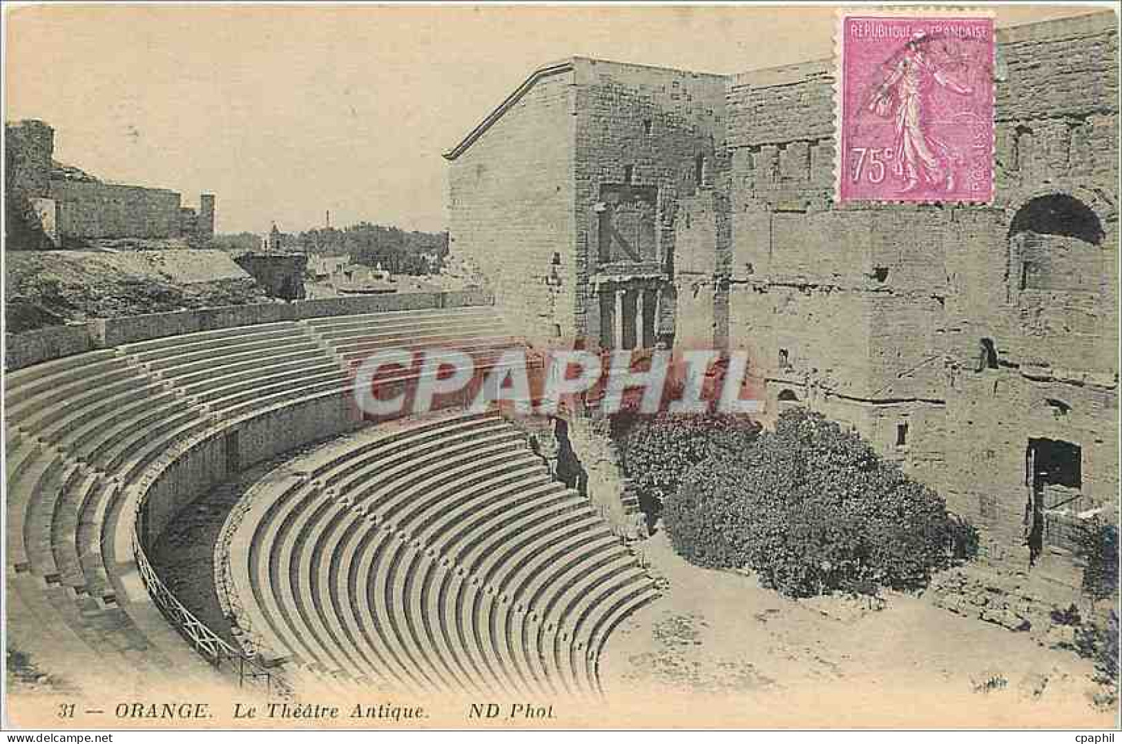 CPA Orange Le Theatre Antique
