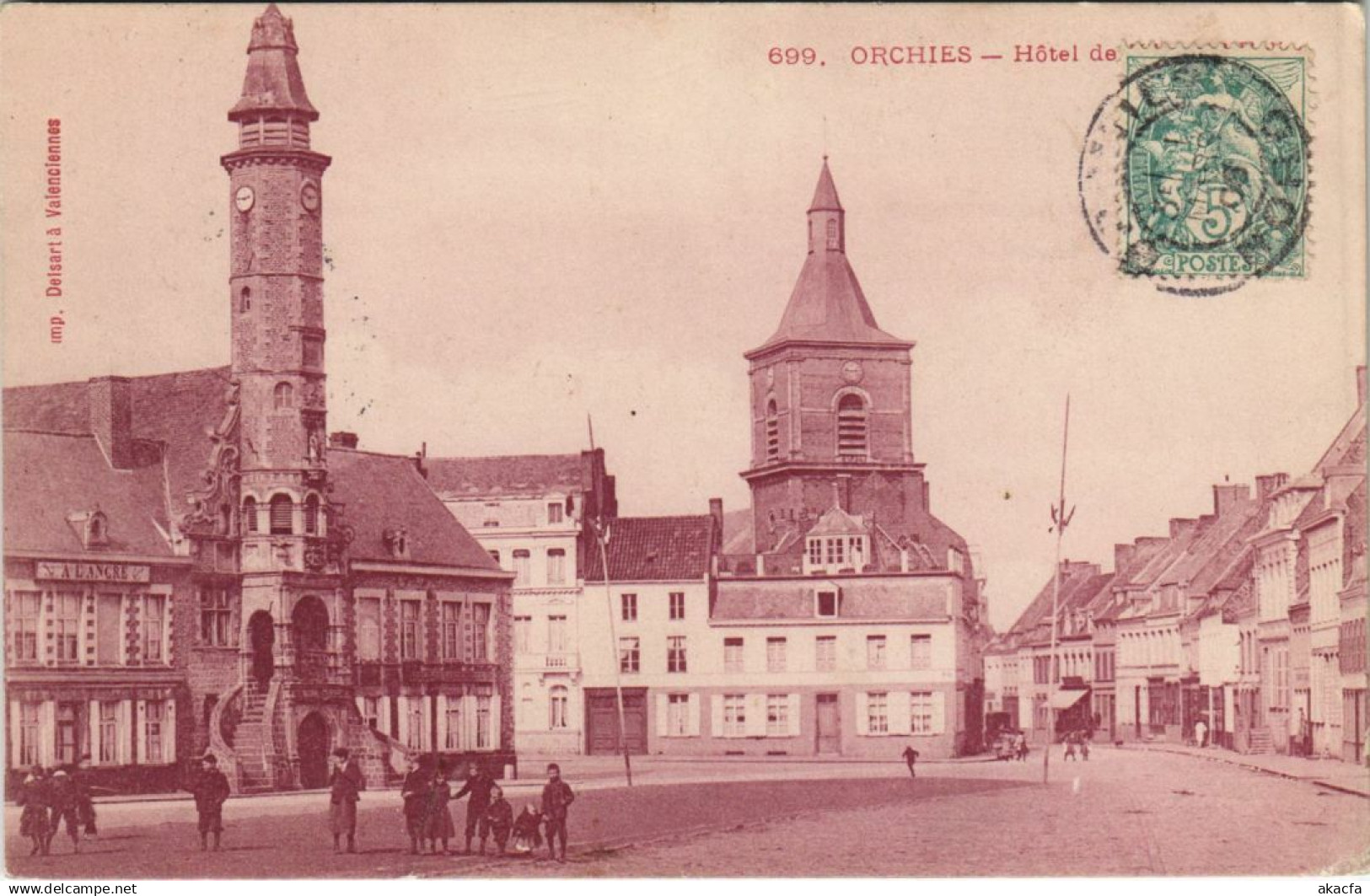 CPA ORCHIES - Hote de Ville (136001)