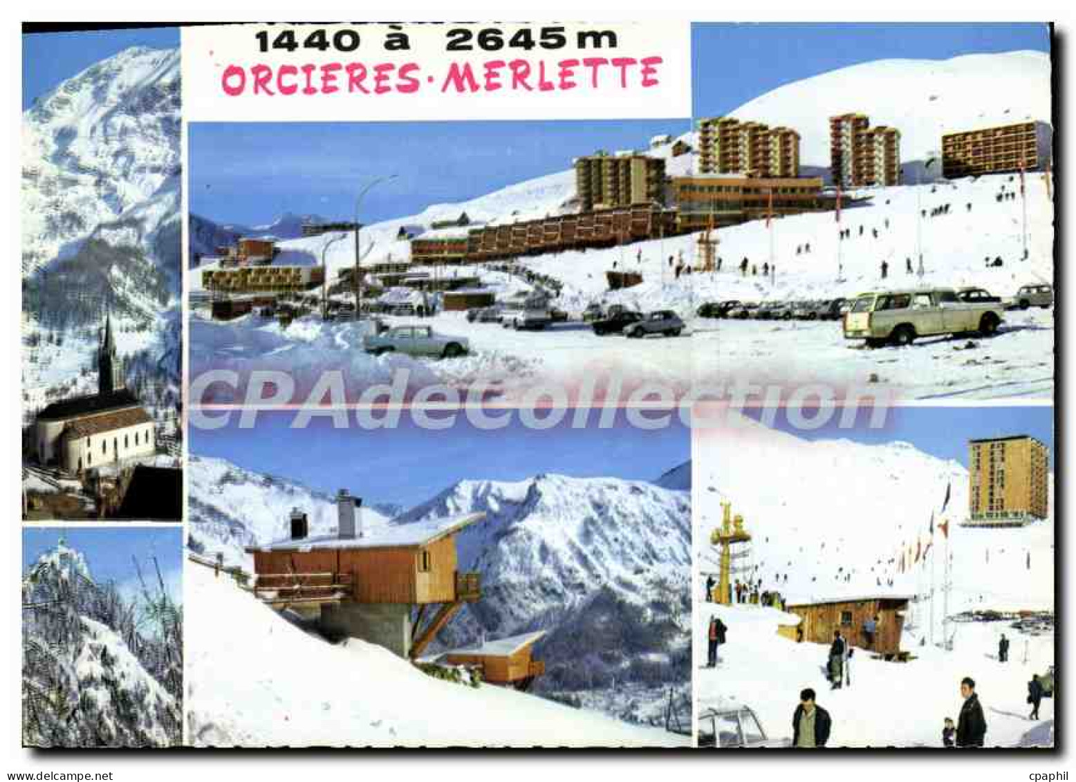 CPA Orcieres Merlette Hautes Alpes Architecte en chef G Dufayard
