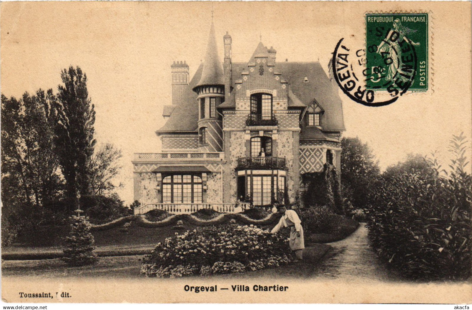 CPA Orgeval Villa Chartier (1424030)