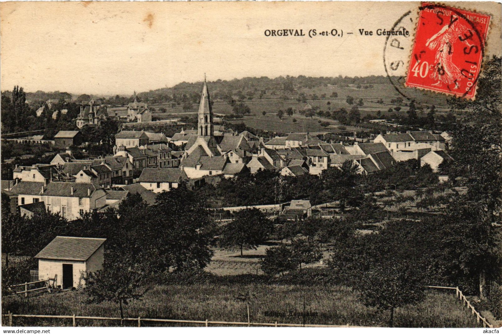 CPA Orgeval vue generale (1460167)