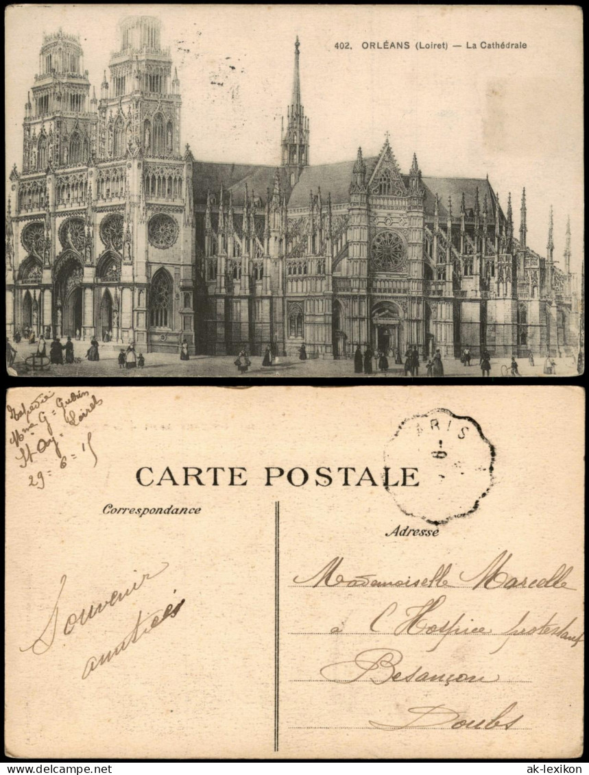 CPA Orleans Orléans Kathedrale Sainte-Croix 1915