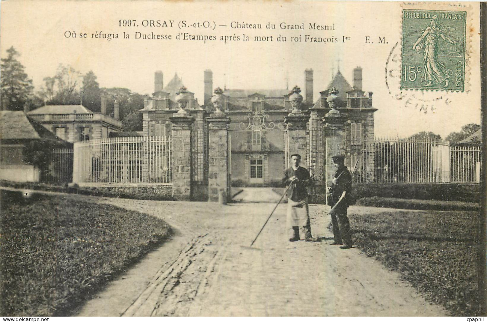 CPA Orsay S et O Chateau du Grand Mesnil