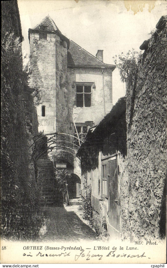 CPA Orthez L Hotel de La Lune