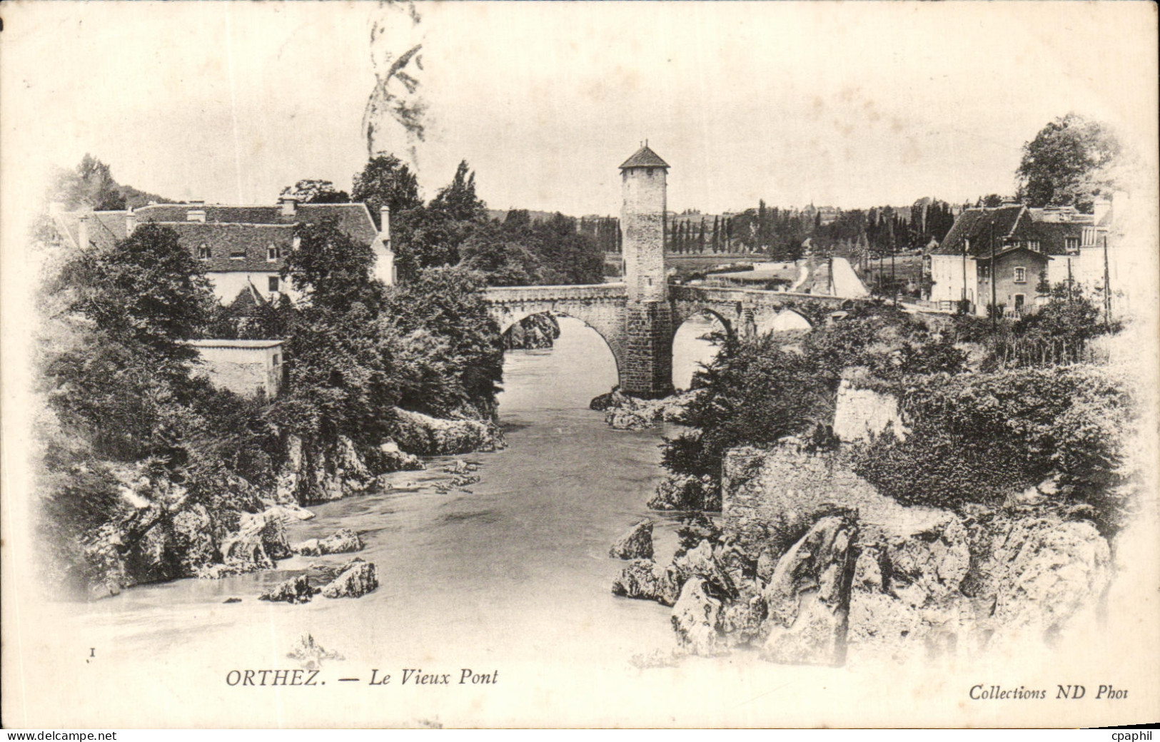 CPA Orthez Le Vieux Pont