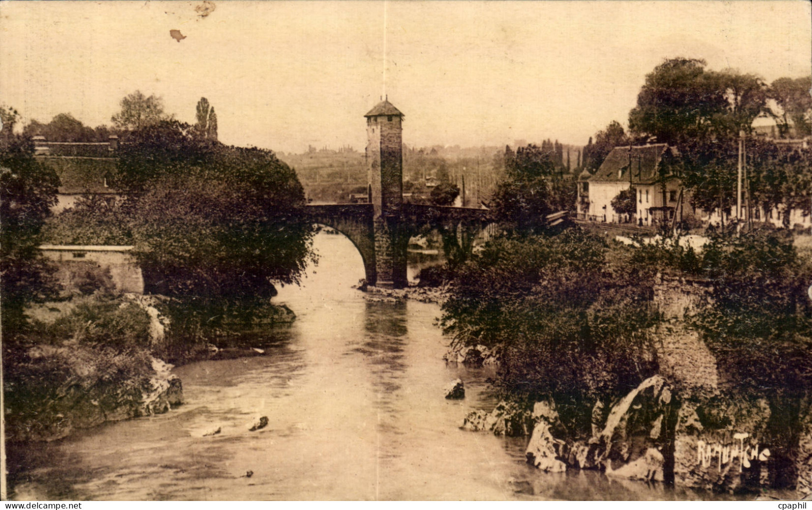 CPA Orthez Pont de la legende