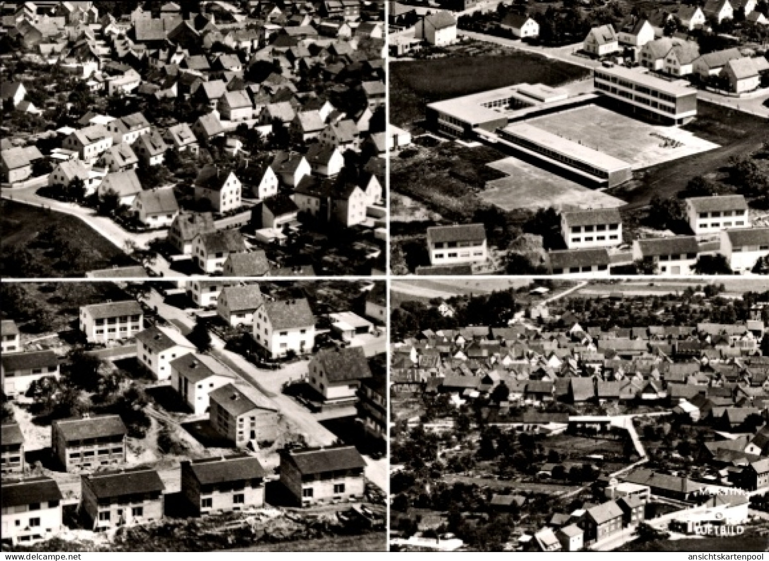 CPA Ostheim Nidderau in Hessen, Teilansichten, Wohnsiedlung, Fliegeraufnahme